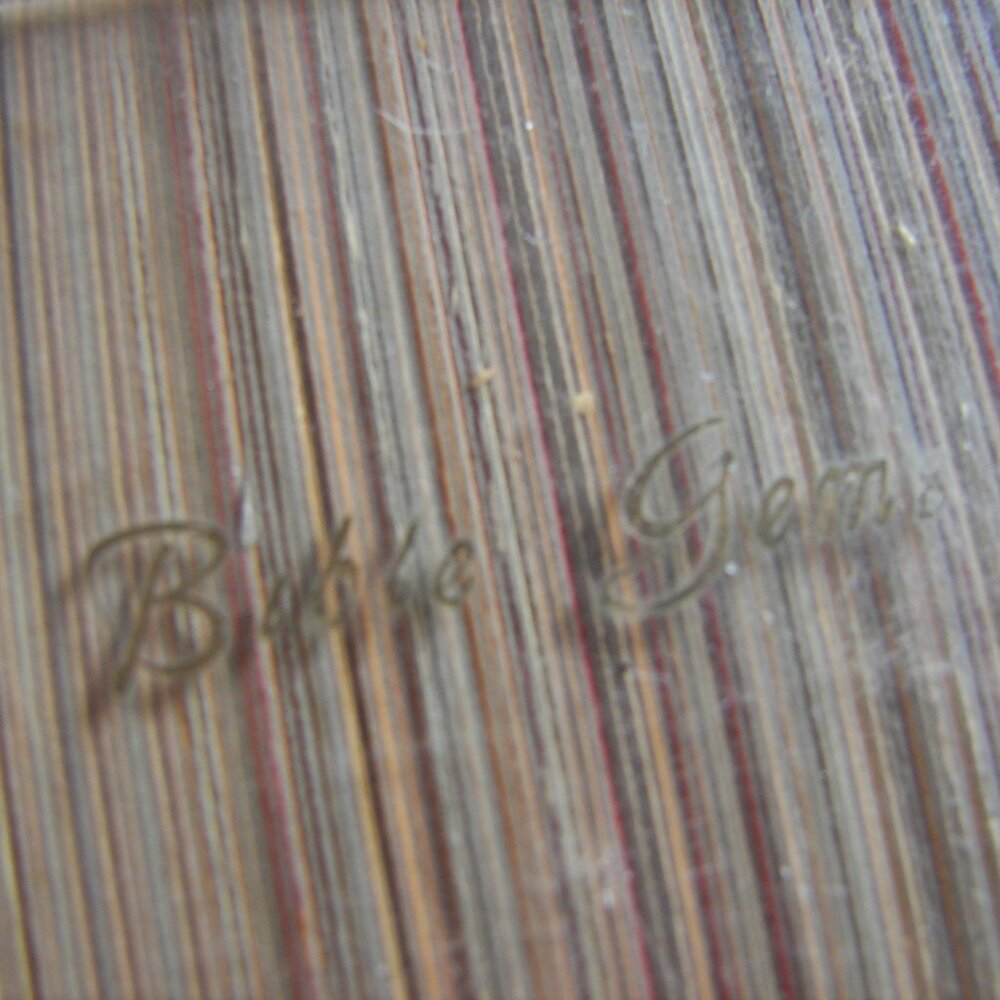Vintage 'Bible Gems' Pack of 130 Cards / 260 Verses & Quotes in Clear Case - Picture 6 of 6